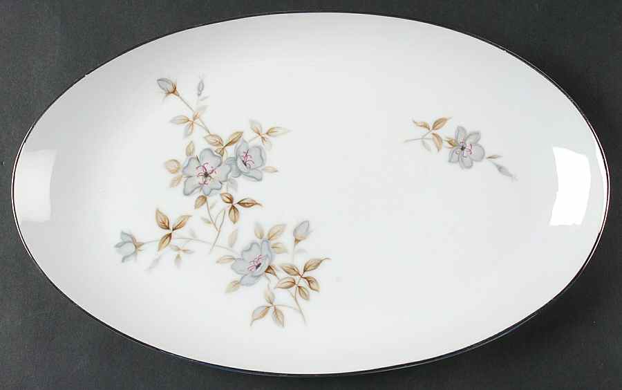 Maytime 12" Oval Serving Platter by Yamaka-1