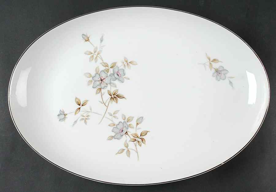 Maytime 16" Oval Serving Platter by Yamaka-1