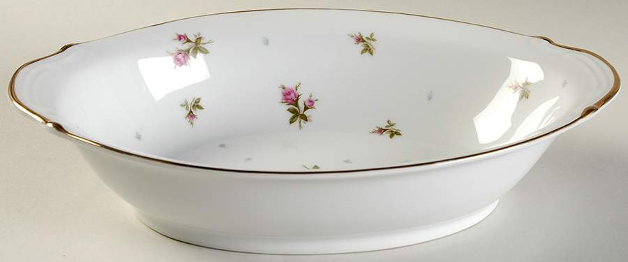 Minuet 10" Oval Vegetable Bowl by Yamaka-1