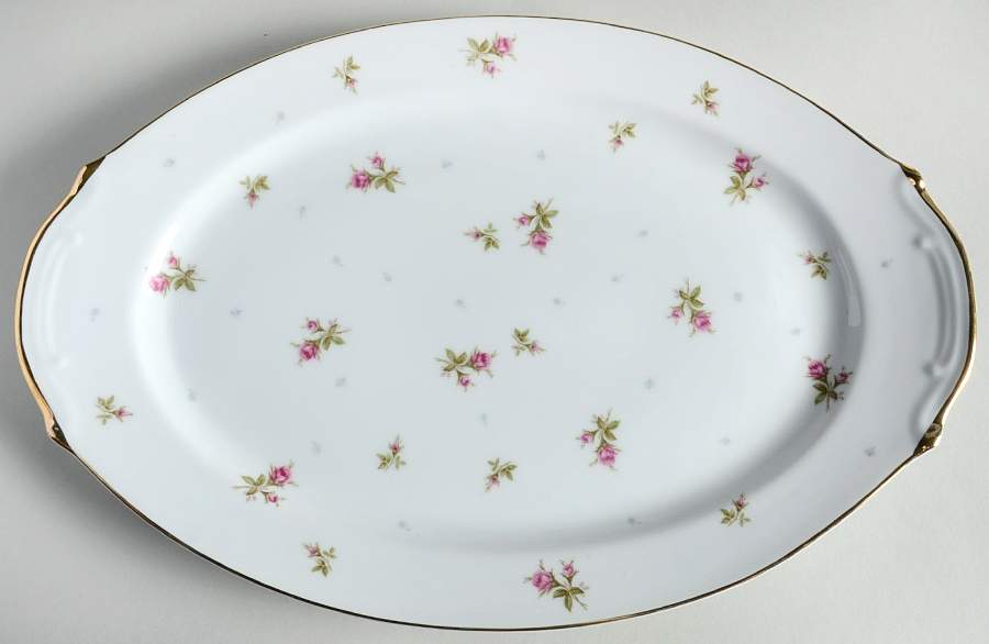 Minuet 14" Oval Serving Platter by Yamaka-1