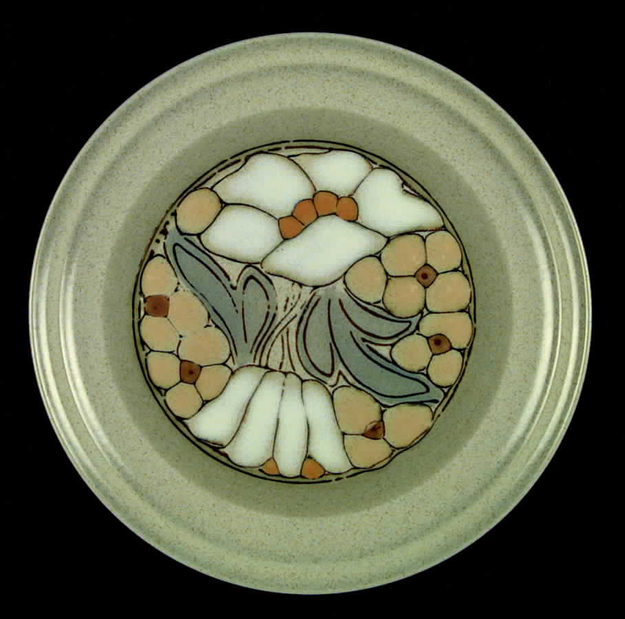 Mosaic Dinner Plate by Yamaka-1