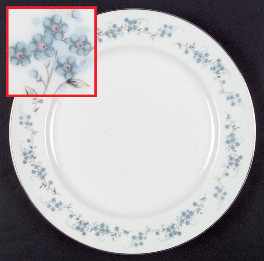 Nancy (Center Design) 12" Chop Plate (Round Platter) by Yamaka-1