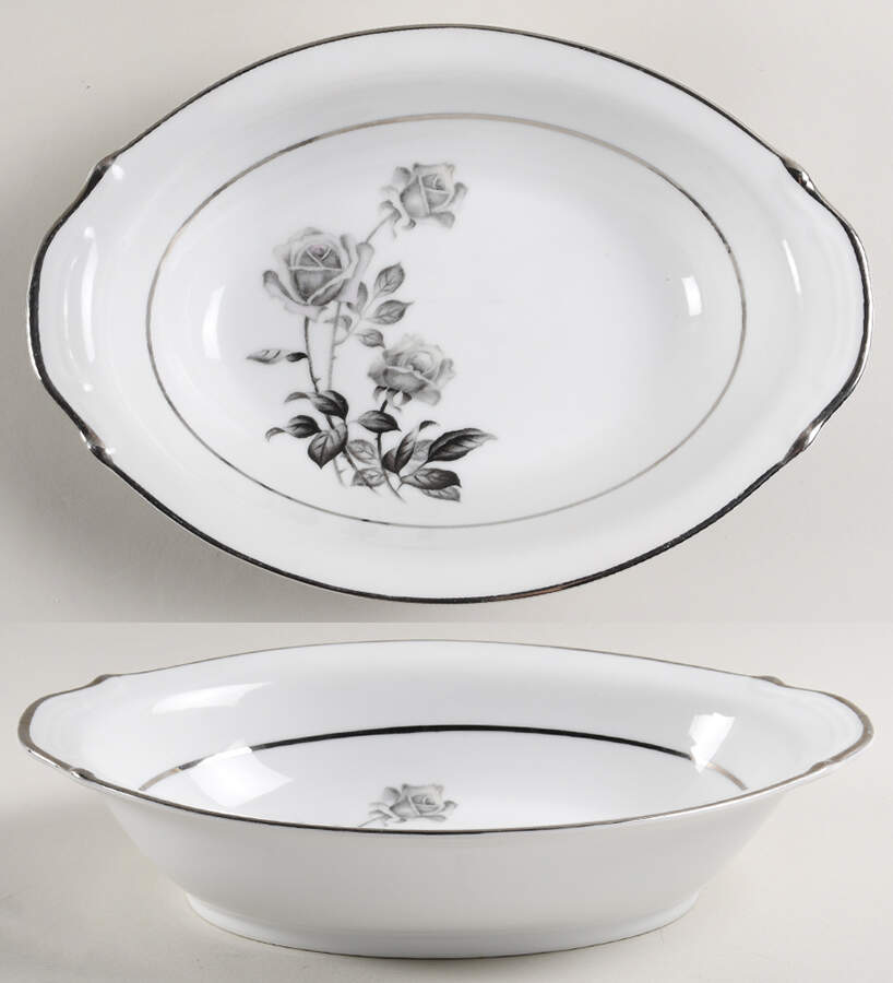 Nocturne 10" Oval Vegetable Bowl by Yamaka-1