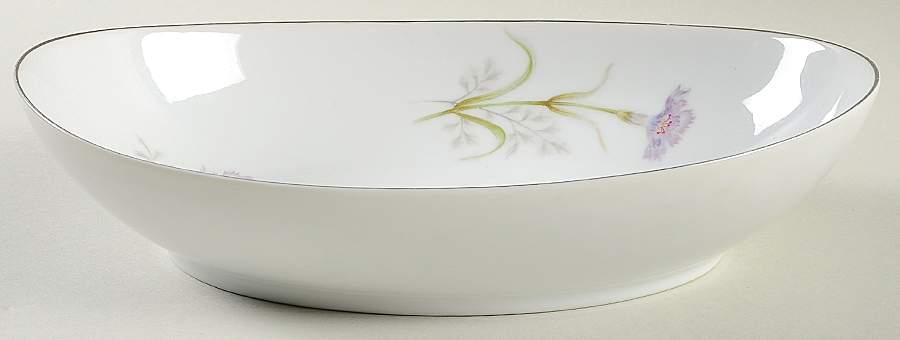 Periwinkle 10" Oval Vegetable Bowl by Yamaka-1