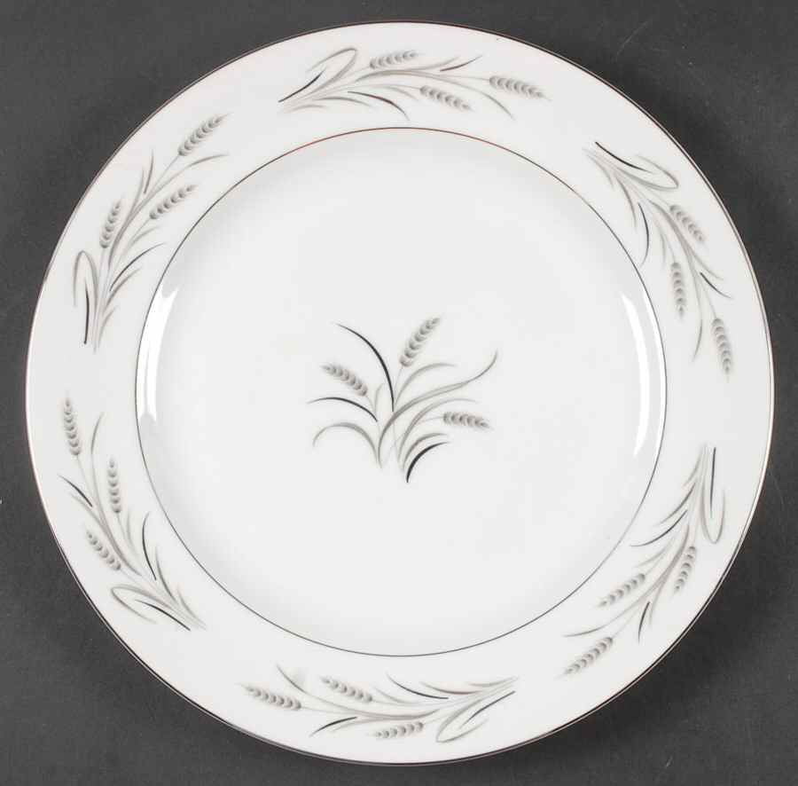 Platinum Wheat 12" Chop Plate (Round Platter) by Yamaka-1