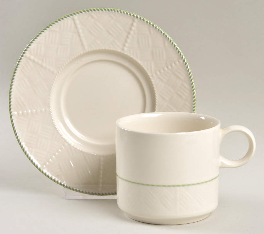 Poppy Flat Cup & Saucer Set by Yamaka-1