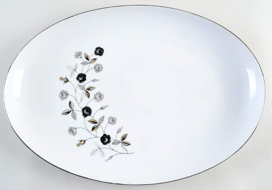 Prelude 16" Oval Serving Platter by Yamaka-1