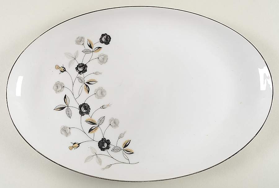 Prelude 14" Oval Serving Platter by Yamaka-1