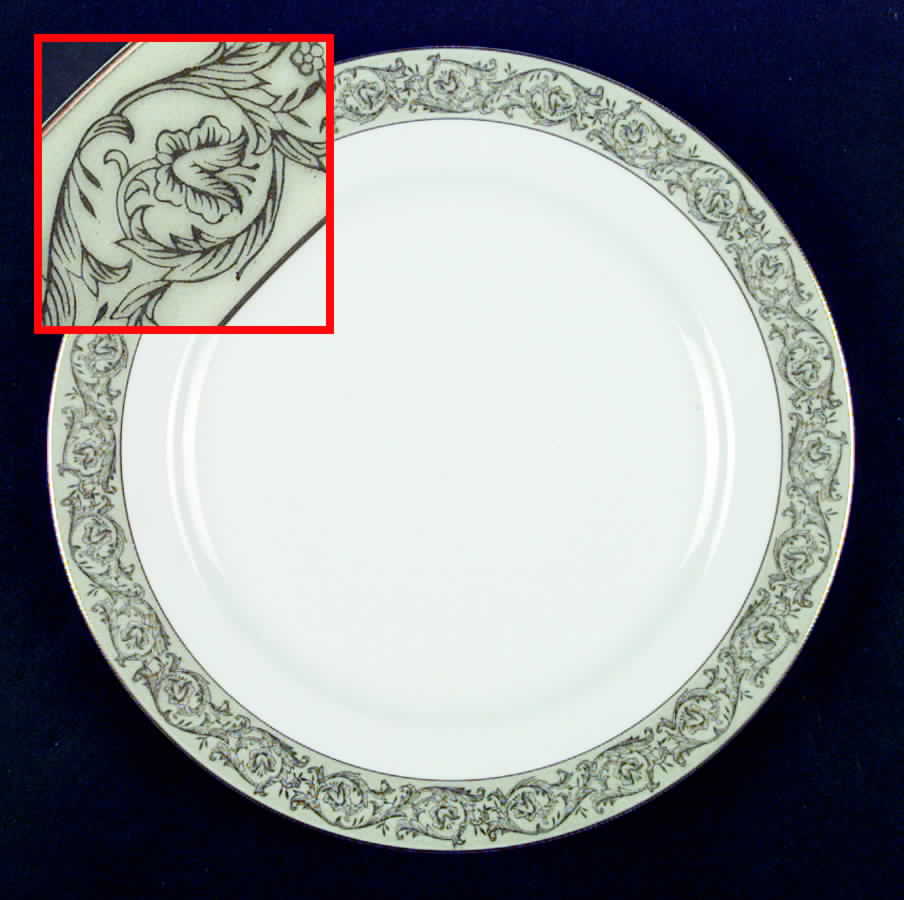 Renaissance Dinner Plate by Yamaka-1