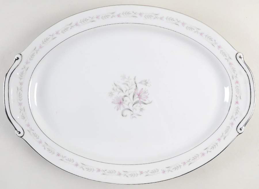 Rhapsody 16" Oval Serving Platter by Yamaka-1