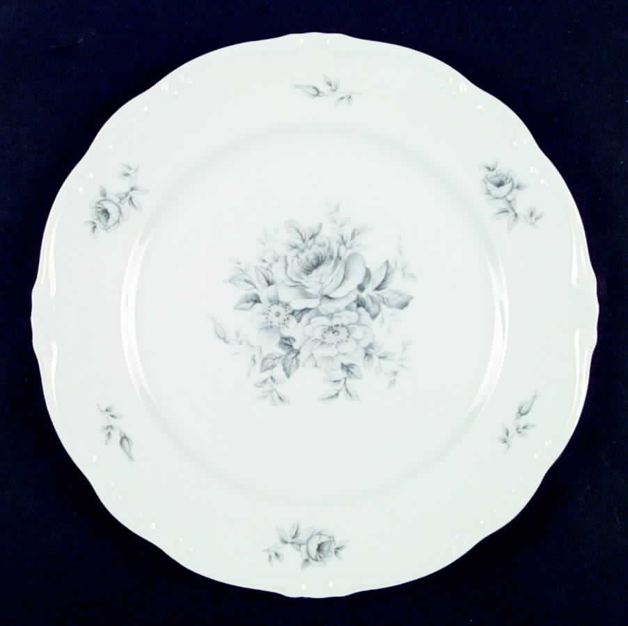 Royal Rose Dinner Plate by Yamaka-1