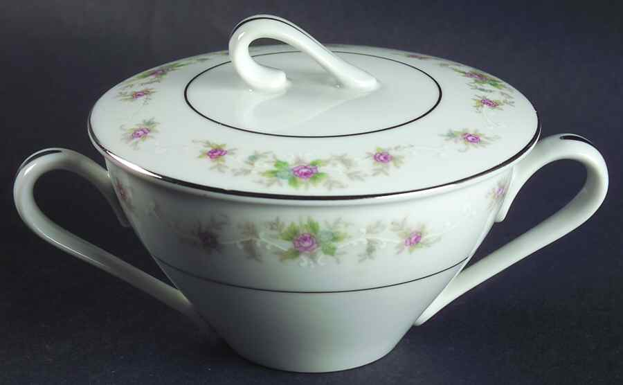 Serenade Sugar Bowl & Lid by Yamaka-1