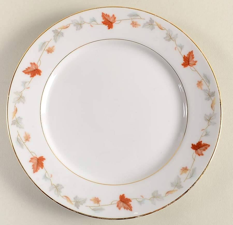 September Song Salad Plate by Yamaka-1