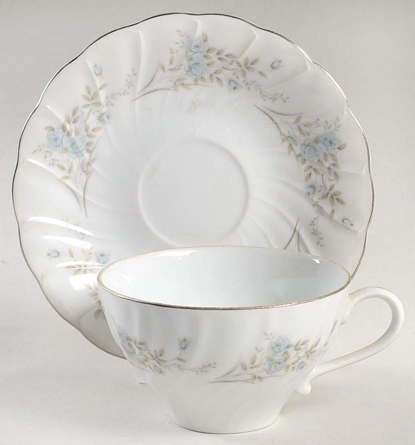 Sherwood Flat Cup & Saucer Set by Yamaka-1