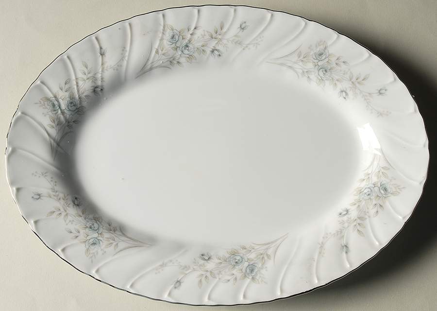 Sherwood 12" Oval Serving Platter by Yamaka-1