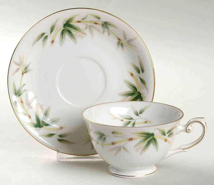 South Wind Footed Cup & Saucer Set by Yamaka-1