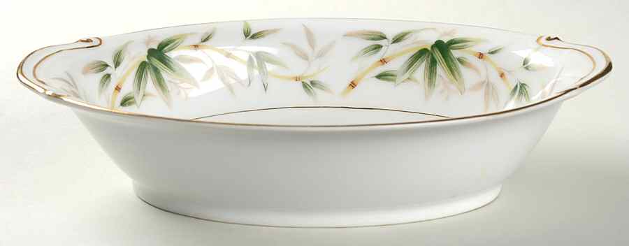 South Wind 10" Oval Vegetable Bowl by Yamaka-1