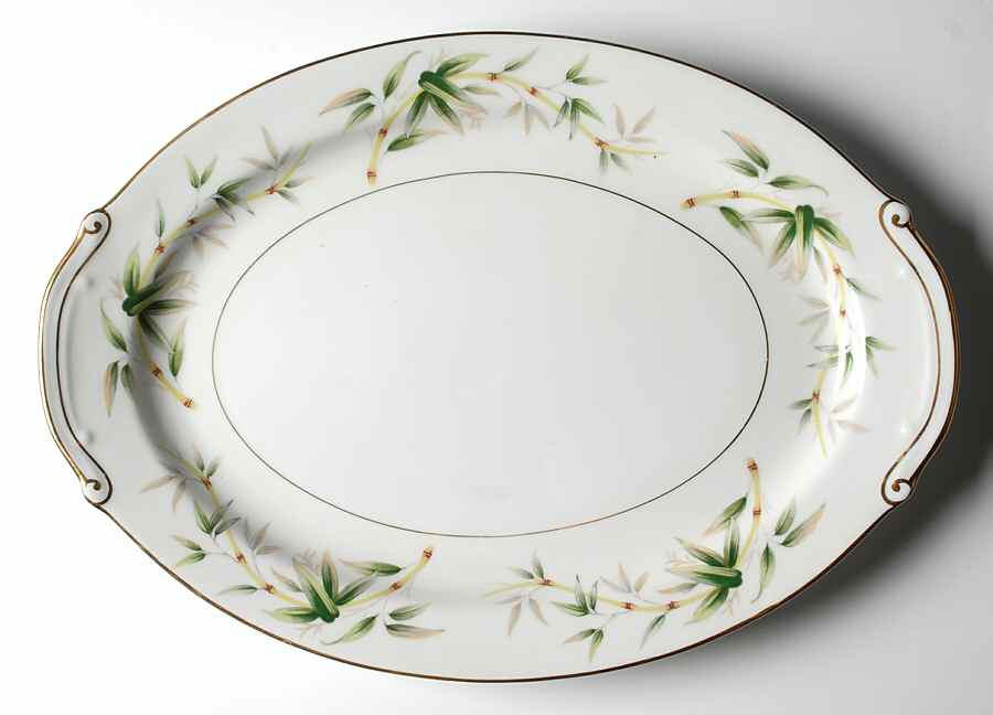 South Wind 16" Oval Serving Platter by Yamaka-1