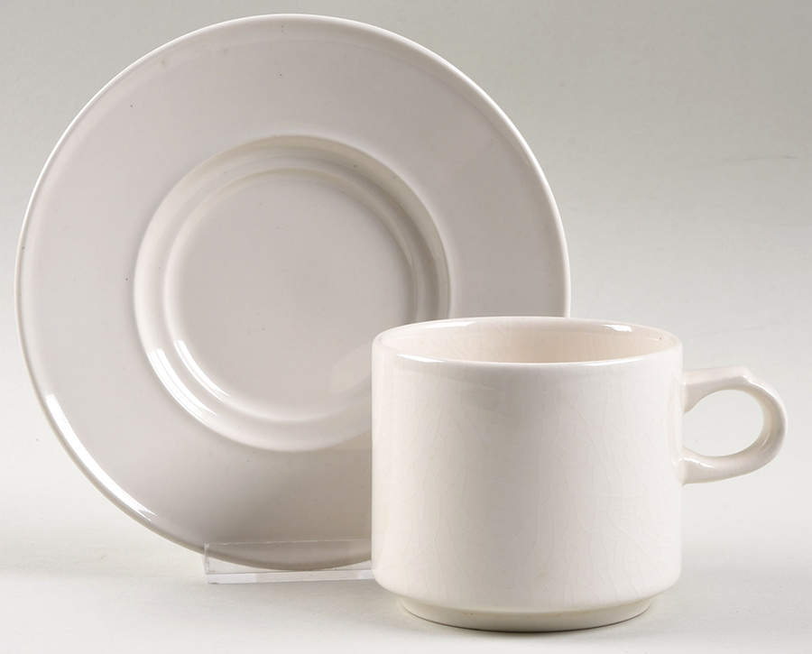 Spindrift Flat Cup & Saucer Set by Yamaka-1