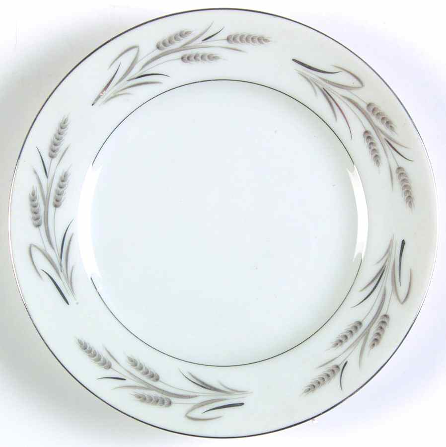 Sterling Wheat Bread & Butter Plate by Yamaka-1