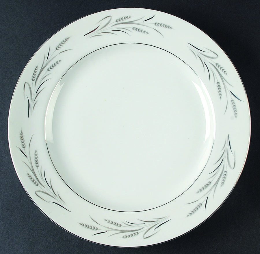 Sterling Wheat 12" Chop Plate (Round Platter) by Yamaka-1