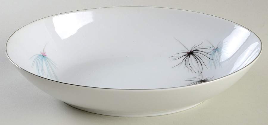 Thistle 10" Oval Vegetable Bowl by Yamaka-1