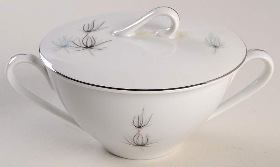 Thistle Sugar Bowl & Lid by Yamaka-1