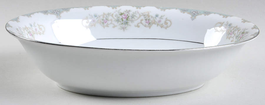 Tudor Rose 10" Oval Vegetable Bowl by Yamaka-1