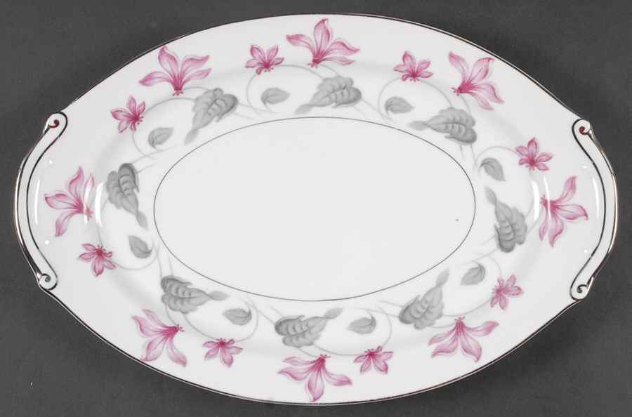 Woodbine 14" Oval Serving Platter by Yamaka-1