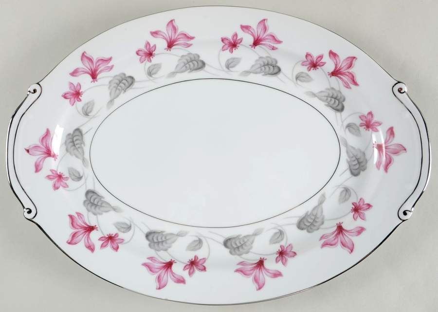 Woodbine 16" Oval Serving Platter by Yamaka-1
