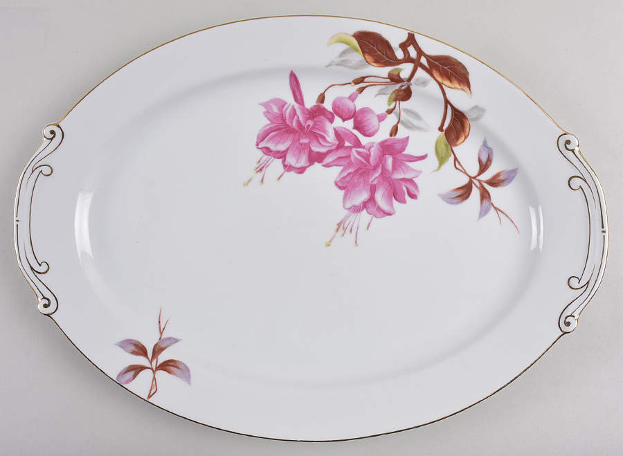 YAM18 16" Oval Serving Platter by Yamaka-1