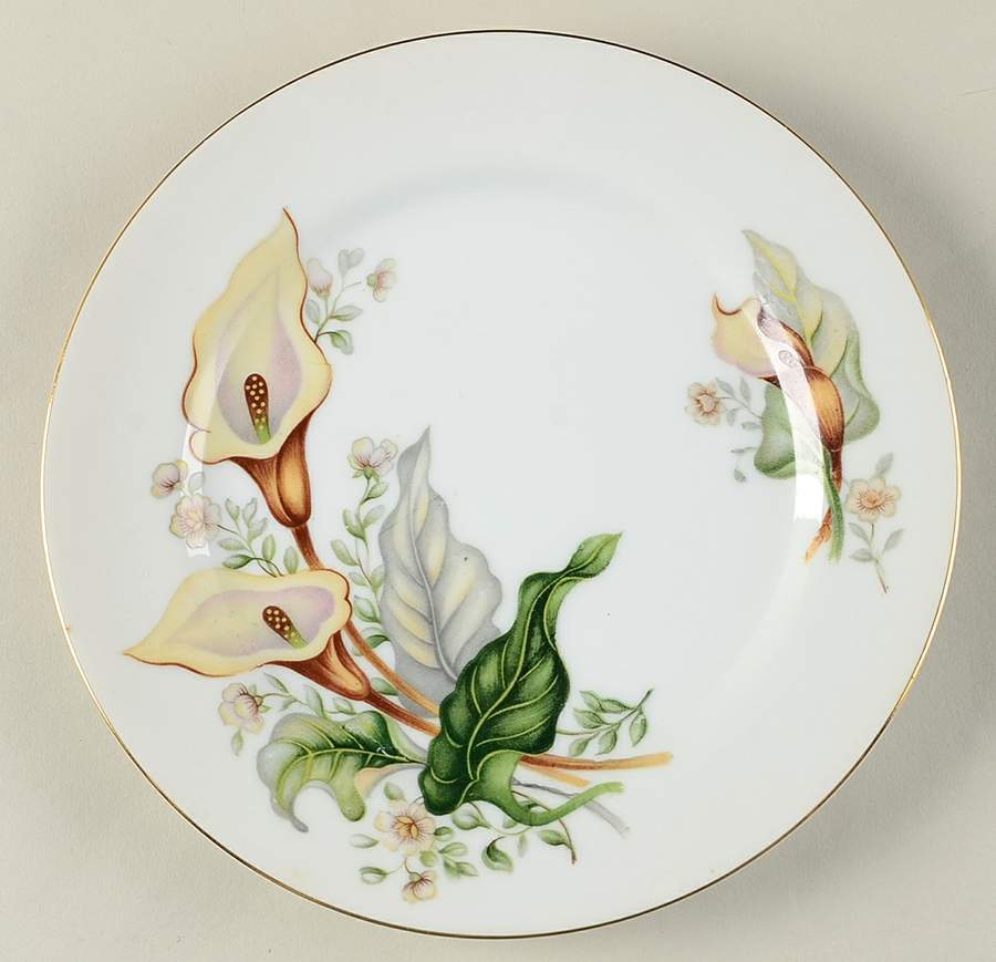 Woodlily Salad Plate by Yamaka-1