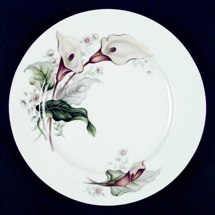Woodlily Dinner Plate by Yamaka-1