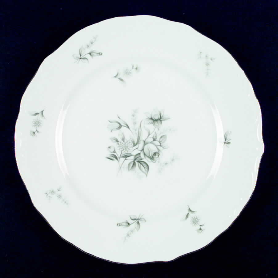Jade Rose Dinner Plate by Yamato-1