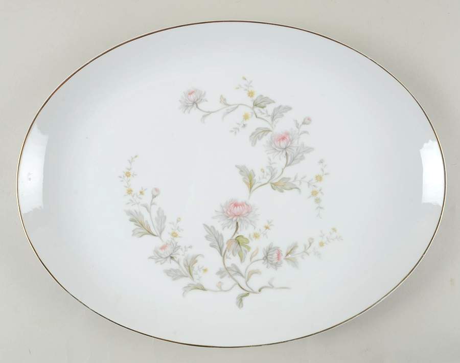Kiku 16" Oval Serving Platter by Yamato-1
