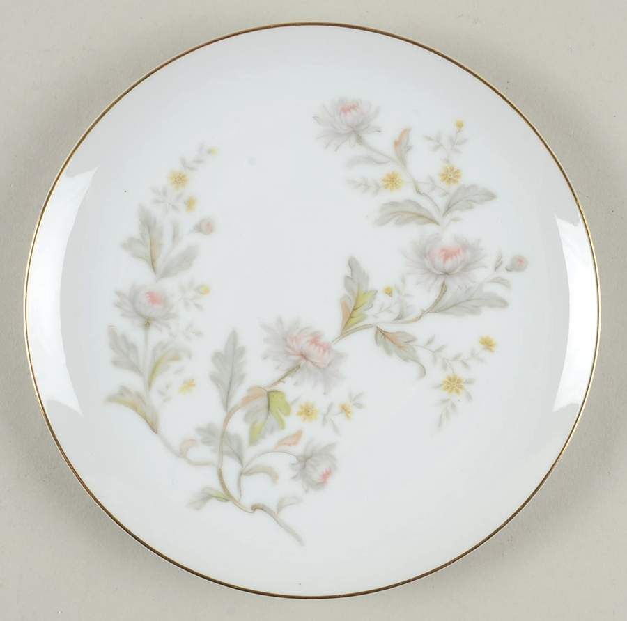 Kiku Bread & Butter Plate by Yamato-1