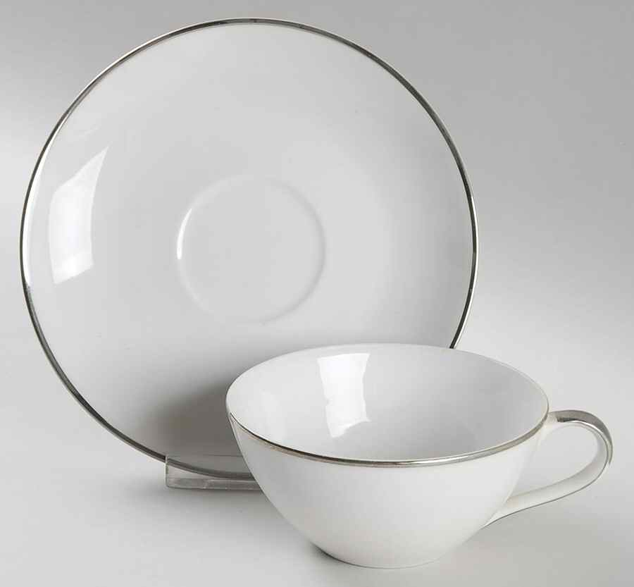 Moon Glow Flat Cup & Saucer Set by Yamato-1