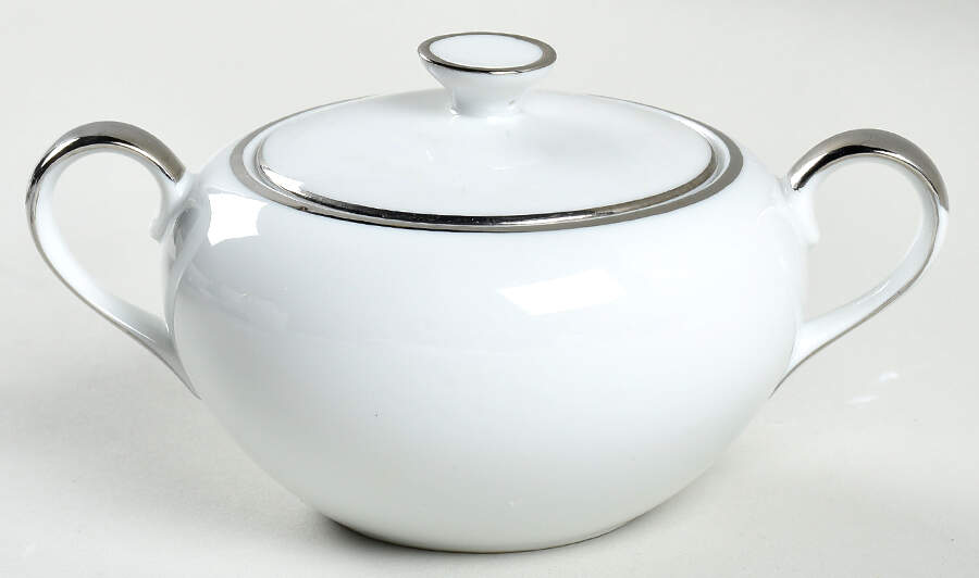 Platina Sugar Bowl & Lid by Yamato-1
