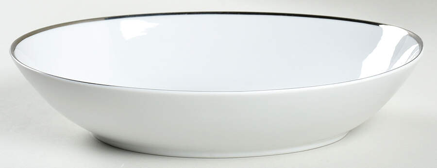 Platina 10" Oval Vegetable Bowl by Yamato-1