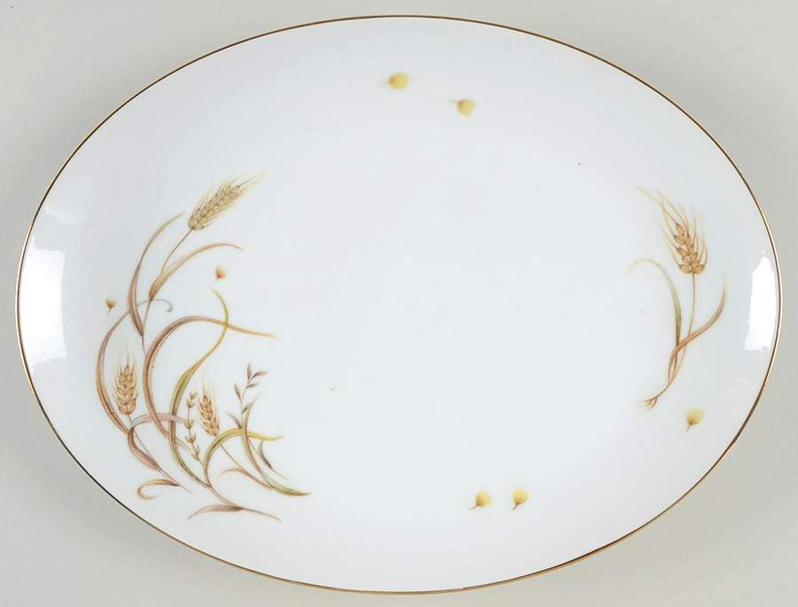 Wheat 12" Oval Serving Platter by Yamato-1