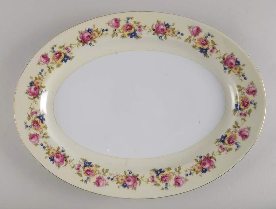 YRK1 16" Oval Serving Platter by York (Japan)-1