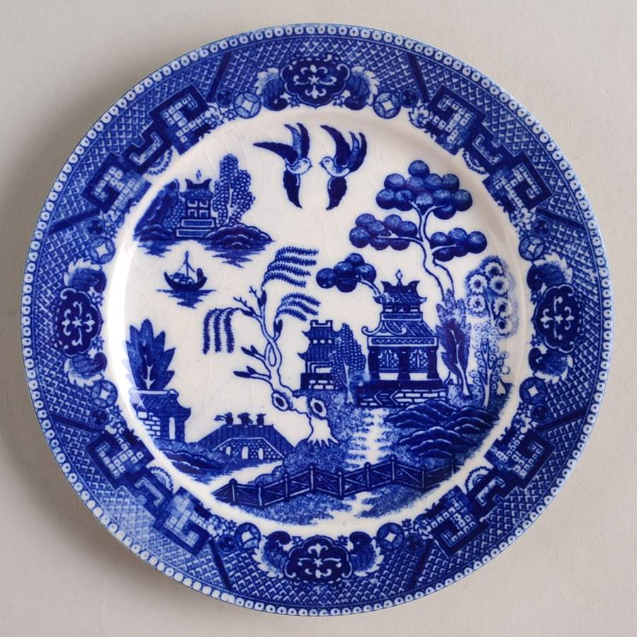 Blue Willow (Japan) Bread & Butter Plate by Yau Shing-Taiwan-Japan-1