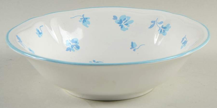 Queensbury Blue Coupe Cereal Bowl by Yamaka-1