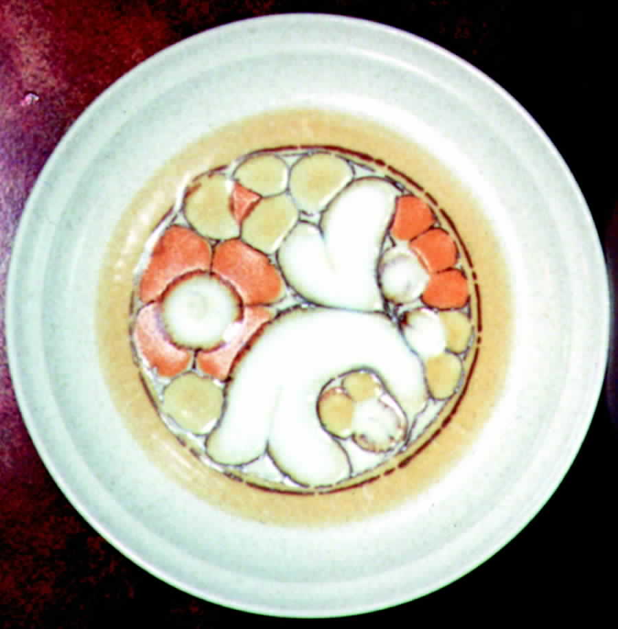 Lamer Salad Plate by Yamaka-1