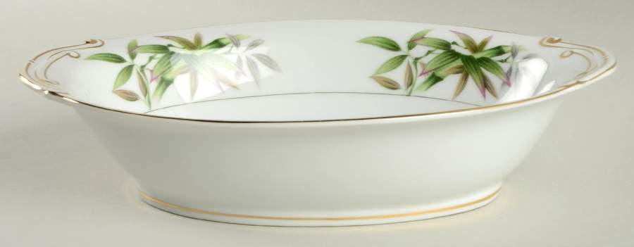Rangoon 10" Oval Vegetable Bowl by Yamaka-1