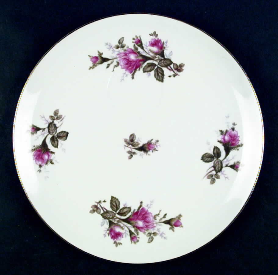 Moss Rose (Smooth) Snack Plate by Yamaka-1