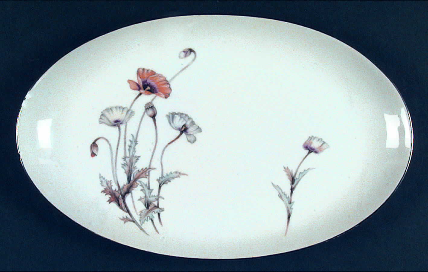 YAM40 14" Oval Serving Platter by Yamaka-1