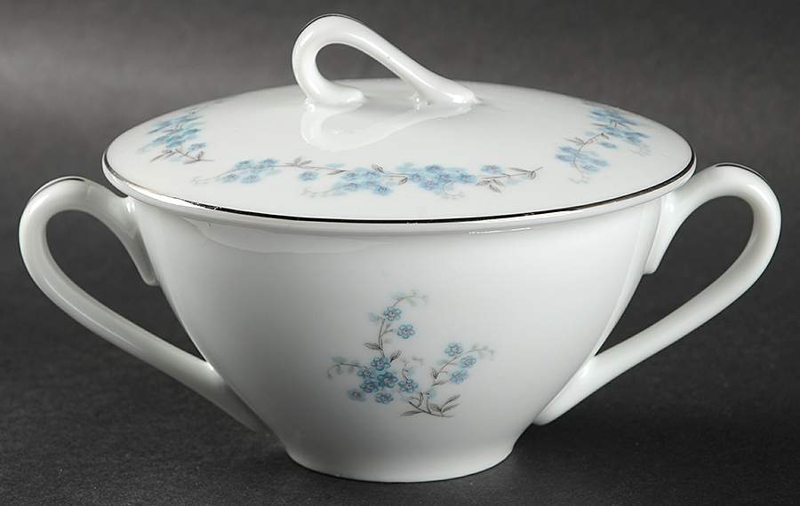 Nancy (Center Design) Sugar Bowl & Lid by Yamaka-1