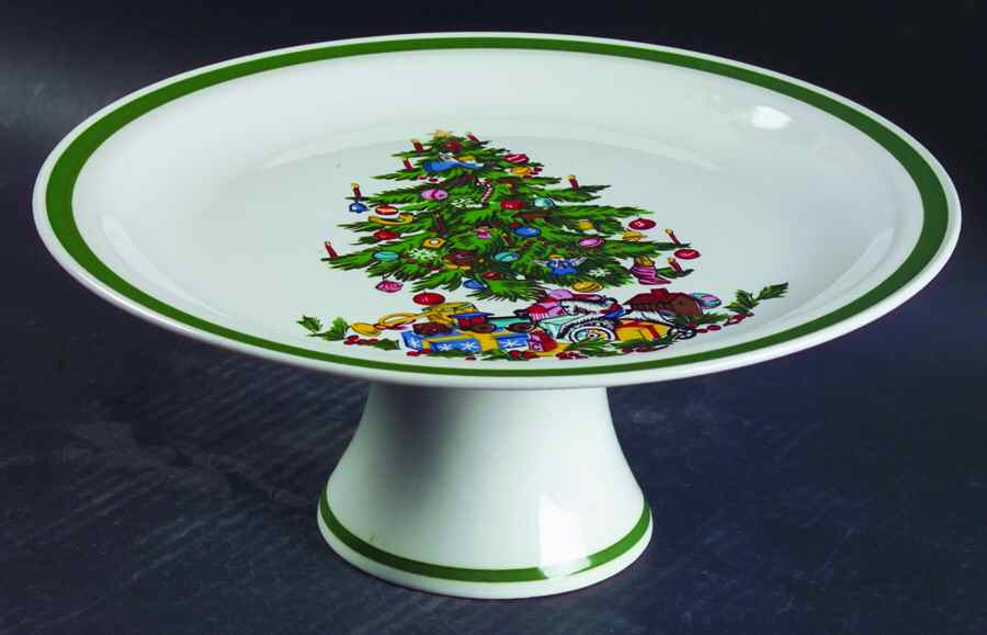 Noel 10" Diameter Pedestal Cake Stand by Yamaka-1