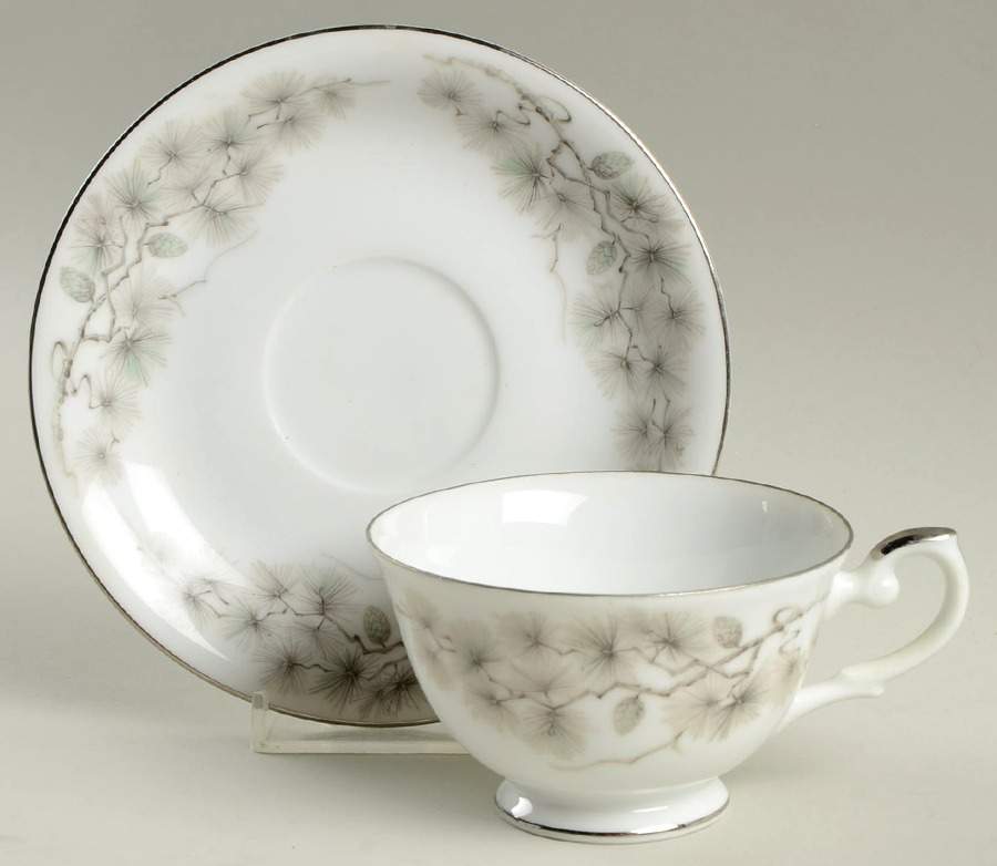 YAT3 Footed Cup & Saucer Set by Yamato-1